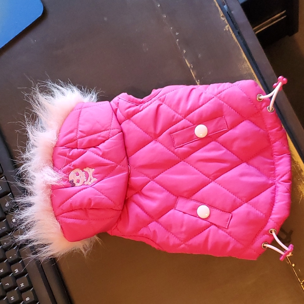 NEW Dog jacket with skull design. Sz XS - NEW